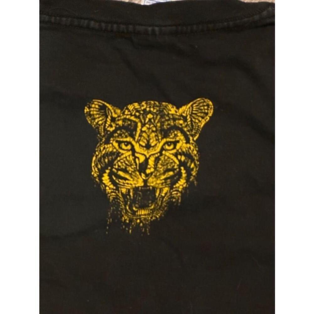 Thessh Men’s Mexican Bright Colorful Lion Head Graphic Print 2-Sided Shirt - Picture 4 of 8